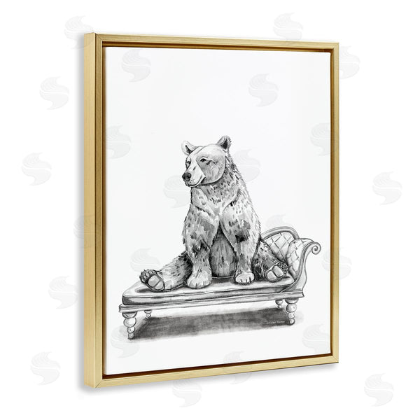 Stupell Industries Rachel Nieman | Bear Lounging On Chaise