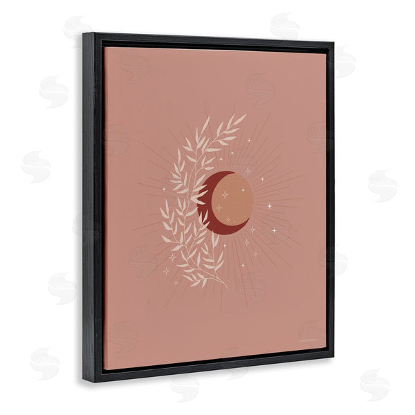 Stupell Industries Rachel Nieman | Boho Herb Botanicals Astral Starry Sun & Moon Wall Art