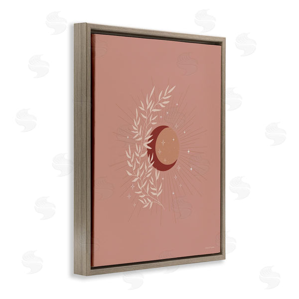 Stupell Industries Rachel Nieman | Boho Herb Botanicals Astral Starry Sun & Moon Wall Art