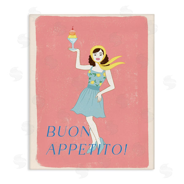 stupell industries Rachel Nieman | Buon Appetito Vintage Italian Poster Wall Art