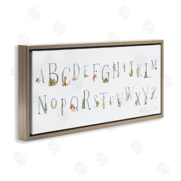 Stupell Industries Rachel Nieman | Country Cottage Alphabet Wall Art