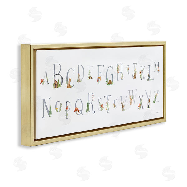 Stupell Industries Rachel Nieman | Country Cottage Alphabet Wall Art