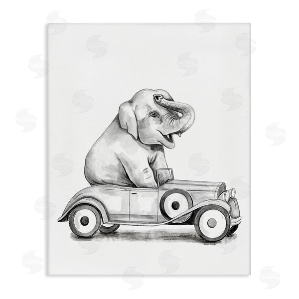 stupell industries Rachel Nieman | Elephant in Hot Rod