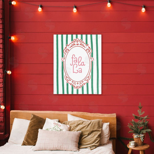 Stupell Industries Rachel Nieman | Fa La La Ornate Border Wall Art