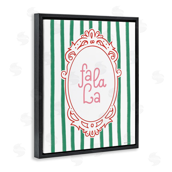 Stupell Industries Rachel Nieman | Fa La La Ornate Border Wall Art