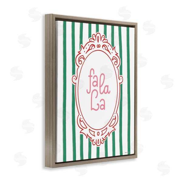 Stupell Industries Rachel Nieman | Fa La La Ornate Border Wall Art