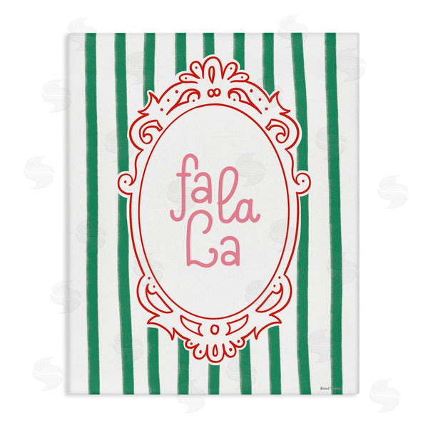 stupell industries Rachel Nieman | Fa La La Ornate Border Wall Art