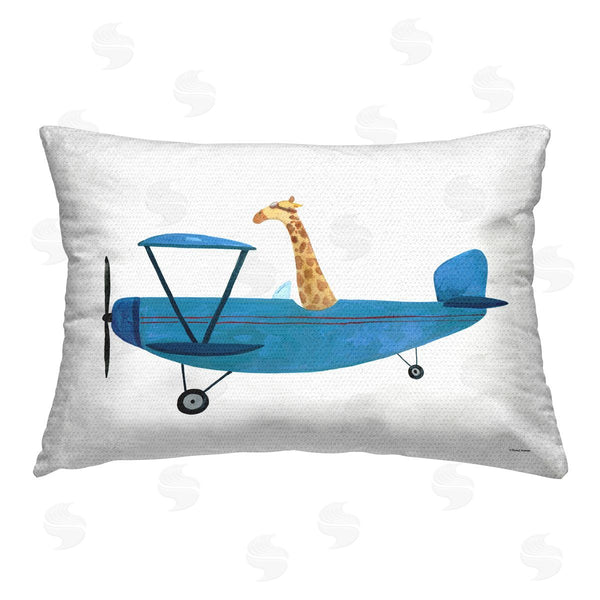 Stupell Industries Rachel Nieman | Giraffe Airplane Pilot