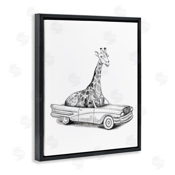 Stupell Industries Rachel Nieman | Giraffe In Sports Car