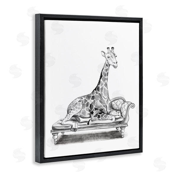 Stupell Industries Rachel Nieman | Giraffe Resting On Chaise