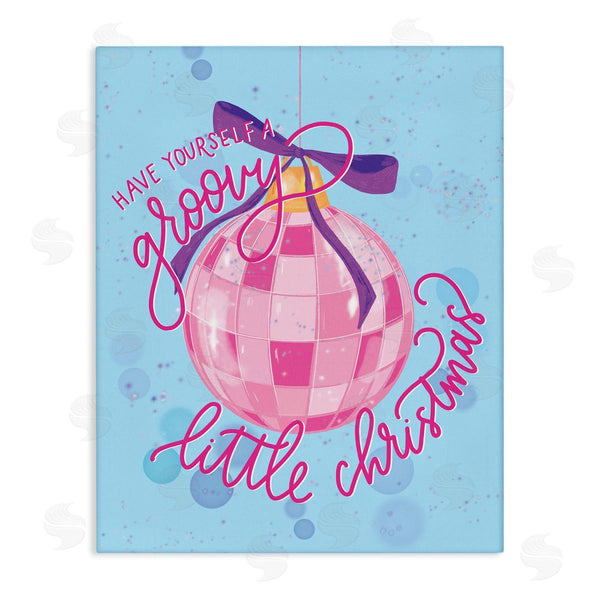 stupell industries Rachel Nieman | Groovy Little Christmas Bauble