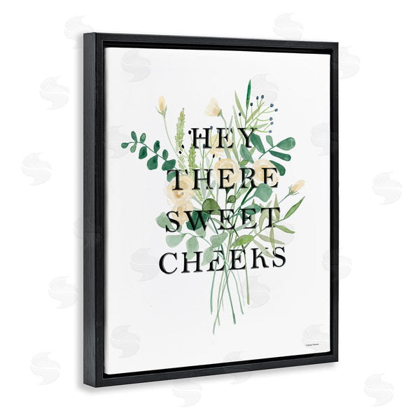 Stupell Industries Rachel Nieman | Hey There Sweet Cheeks Wall Art