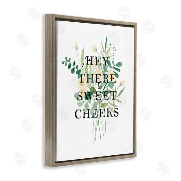 Stupell Industries Rachel Nieman | Hey There Sweet Cheeks Wall Art
