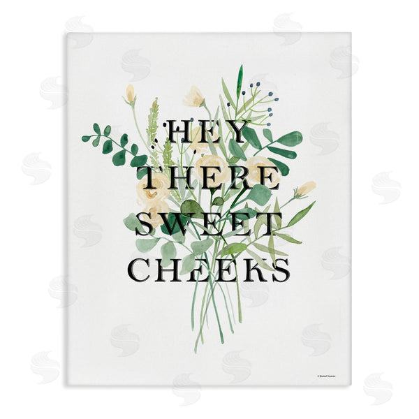 stupell industries Rachel Nieman | Hey There Sweet Cheeks Wall Art