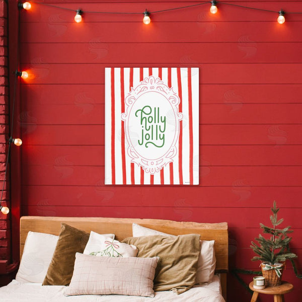 Stupell Industries Rachel Nieman | Holly Jolly Ornate Border Wall Art