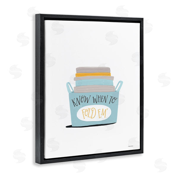 Stupell Industries Rachel Nieman | Know When To Fold Wall Art