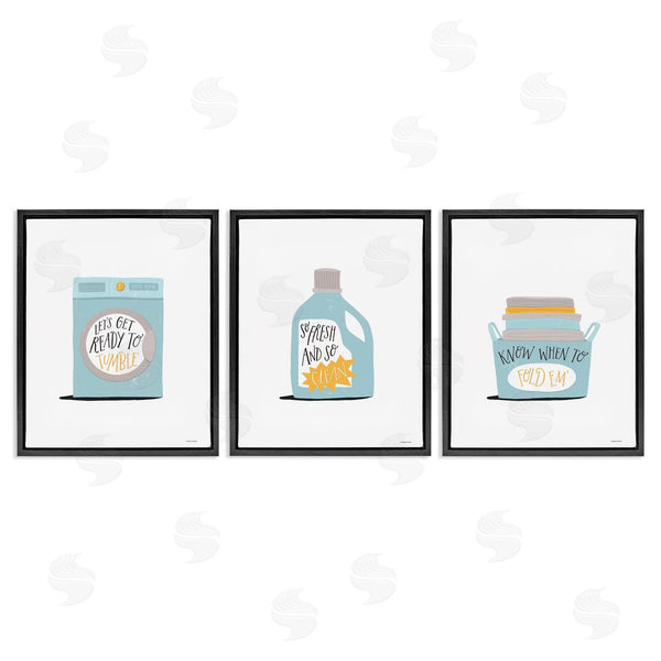 Stupell Industries Rachel Nieman | Minimal Laundry Phrases