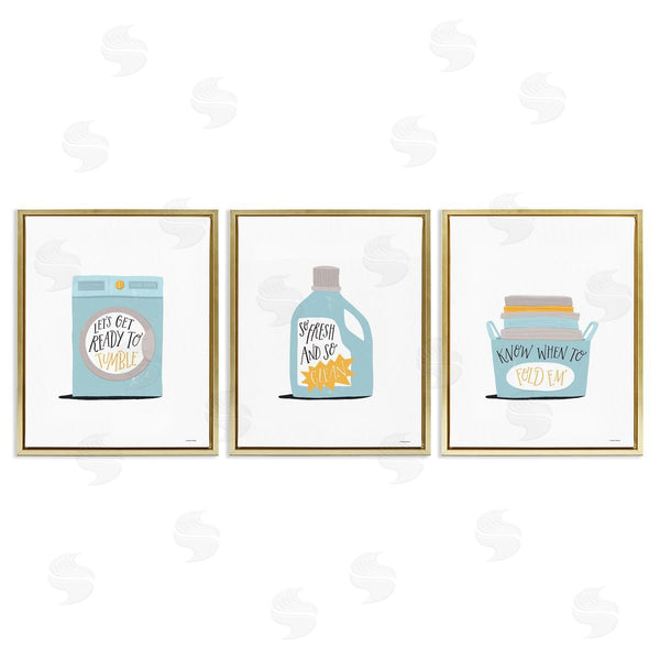 Stupell Industries Rachel Nieman | Minimal Laundry Phrases