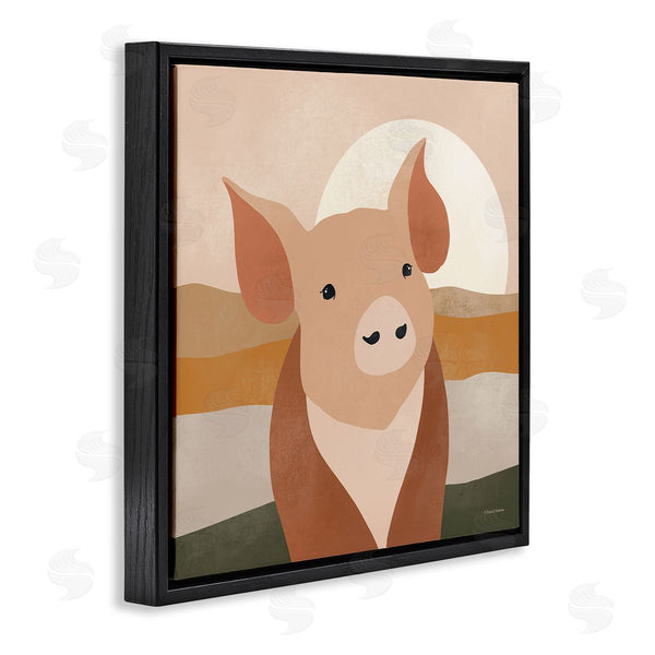 Stupell Industries Rachel Nieman | Modern Farmhouse Pig
