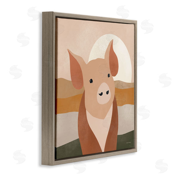 Stupell Industries Rachel Nieman | Modern Farmhouse Pig