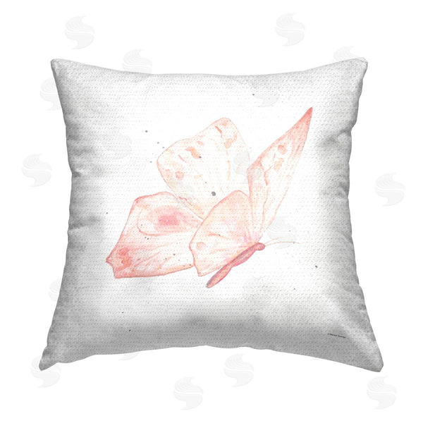 Stupell Industries Rachel Nieman | Modern Pastel Butterfly Printed Throw Pillow