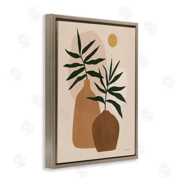 Stupell Industries Rachel Nieman | Potted Plant Vases Cutout Abstract Botanical Shapes Wall Art