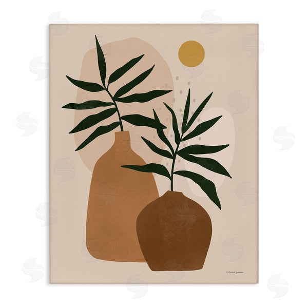 stupell industries Rachel Nieman | Potted Plant Vases Cutout Abstract Botanical Shapes Wall Art
