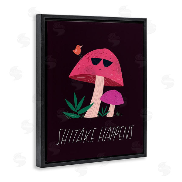 Stupell Industries Rachel Nieman | Shitake Happens Mushroom Wall Art