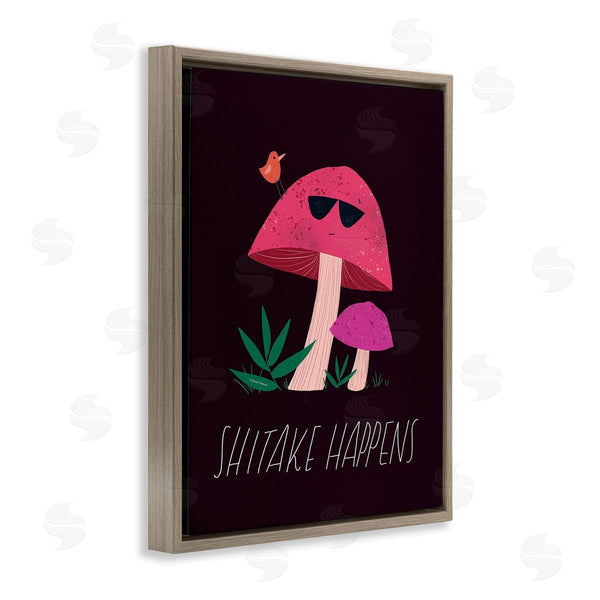 Stupell Industries Rachel Nieman | Shitake Happens Mushroom Wall Art