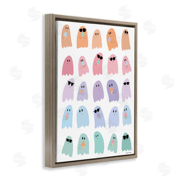 Stupell Industries Rachel Nieman | Spooky Cute Pastel Ghosts