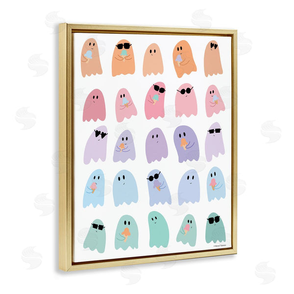 Stupell Industries Rachel Nieman | Spooky Cute Pastel Ghosts