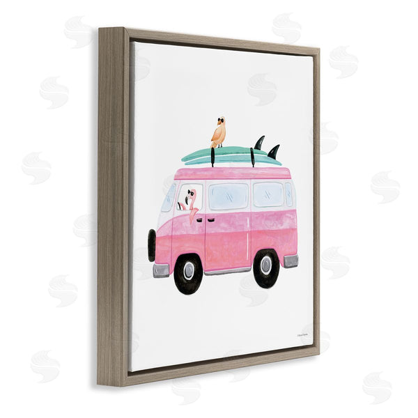 Stupell Industries Rachel Nieman | Summer Birds & Van Wall Art
