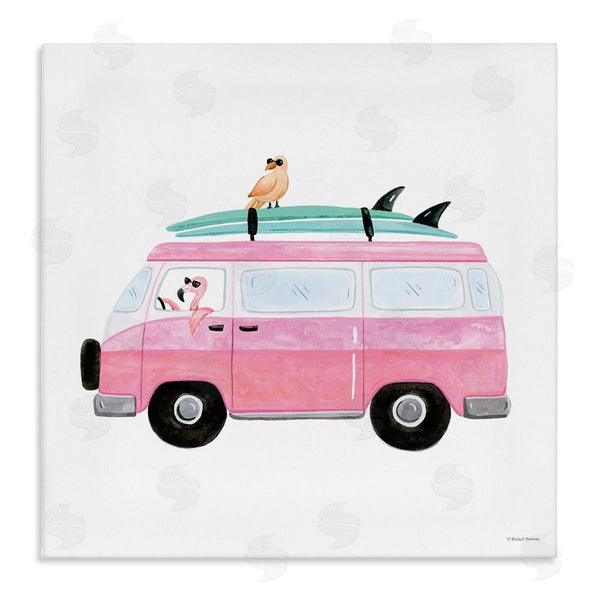 stupell industries Rachel Nieman | Summer Birds & Van Wall Art
