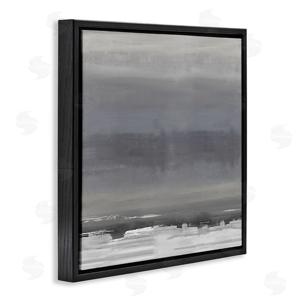 Stupell Industries Rachel Springer | Abstract Greyscale Avante-Garde Industrial Landscape Wall Art