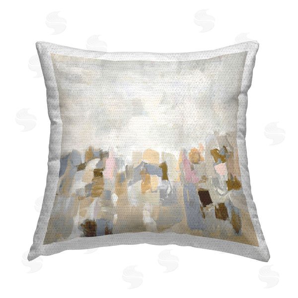 Stupell Industries Rachel Springer | Beige Southwestern Rustic Printed Throw Pillow