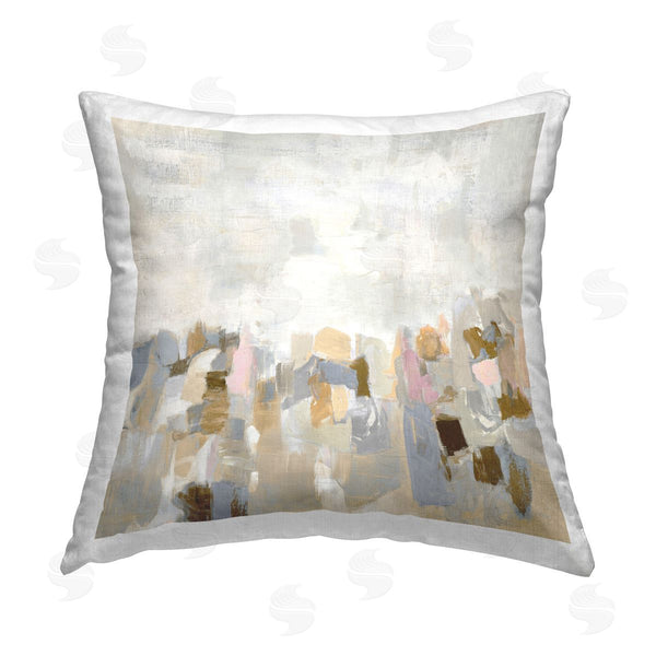 stupell industries Rachel Springer | Beige Southwestern Rustic Printed Throw Pillow