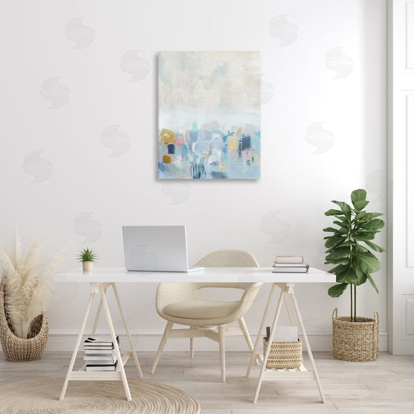 Stupell Industries Rachel Springer | Blue Abstract Landscape Wall Art