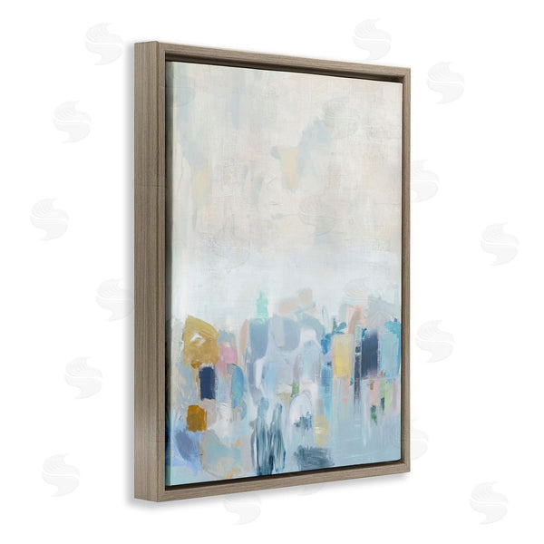 Stupell Industries Rachel Springer | Blue Abstract Landscape Wall Art