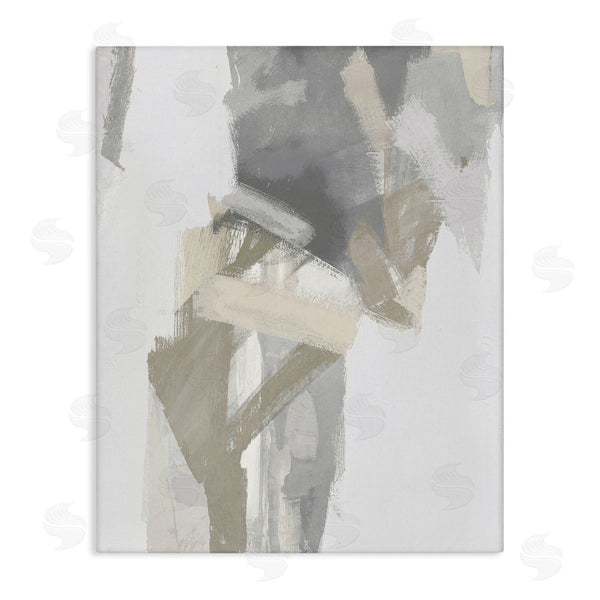stupell industries Rachel Springer | Elegant Grey & Beige Streaks