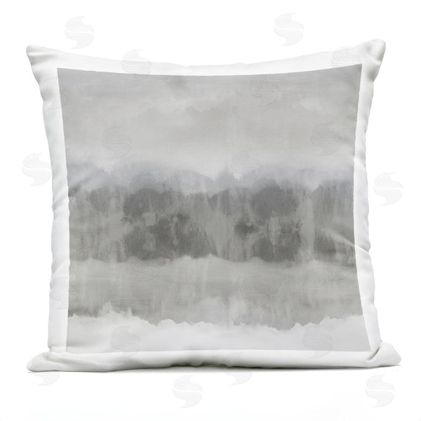 Stupell Industries Rachel Springer | Grey Abstract Ambient Landscape Printed Throw Pillow