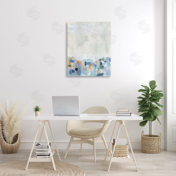 Stupell Industries Rachel Springer | Modern Blue Landscape Wall Art