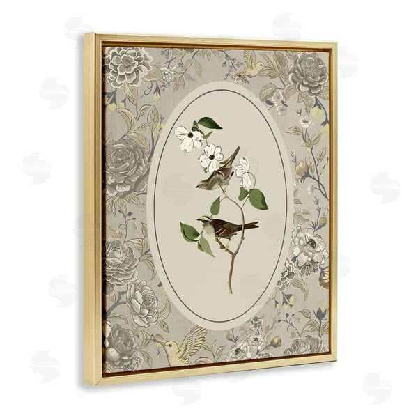 Stupell Industries Radhika Modi | Bird & Toile In Neutrals