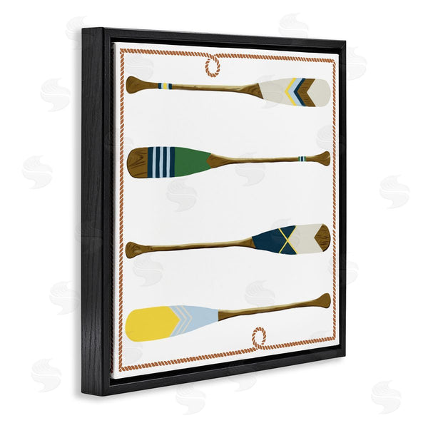 Stupell Industries Radhika Modi | Four Patterned Oars