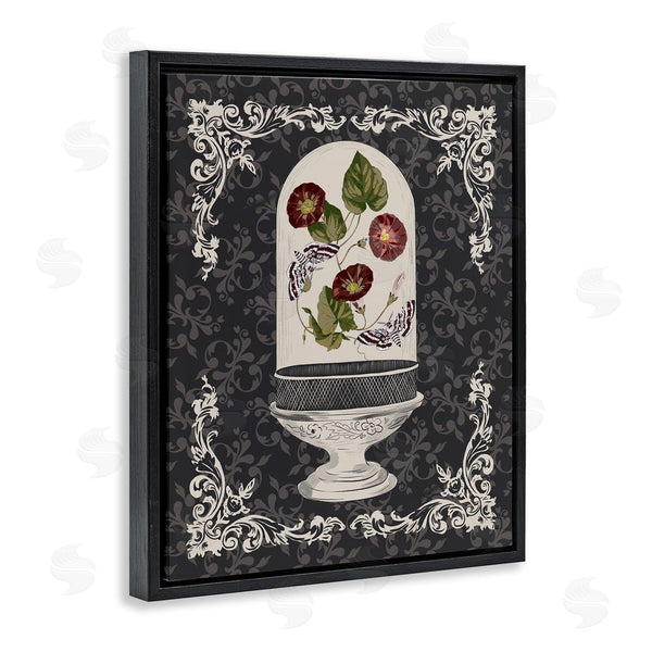 Stupell Industries Radhika Modi | Moths & Poppies In Glass Dome Wall Art