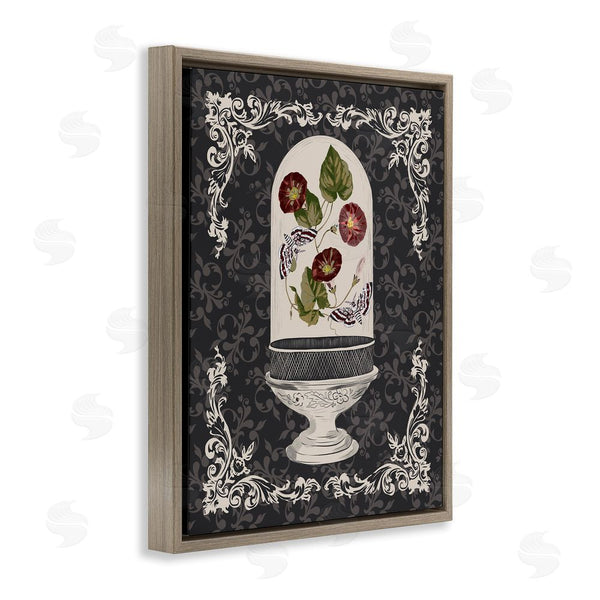 Stupell Industries Radhika Modi | Moths & Poppies In Glass Dome Wall Art