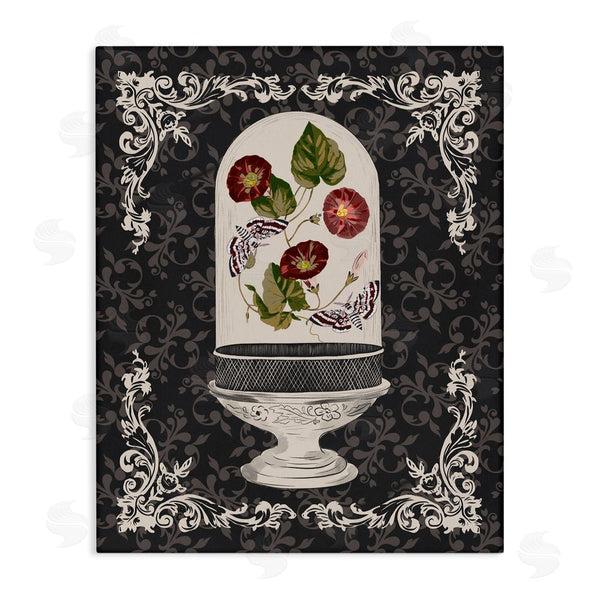 stupell industries Radhika Modi | Moths & Poppies in Glass Dome Wall Art