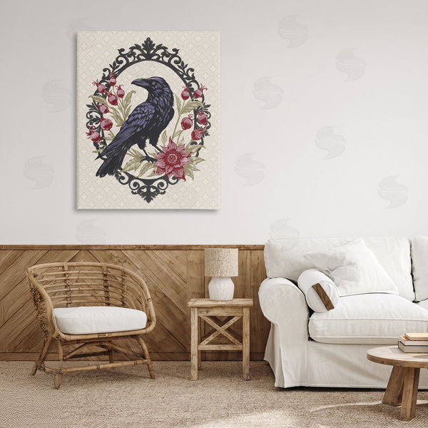 Stupell Industries Radhika Modi | Never More Ornate Raven Wall Art