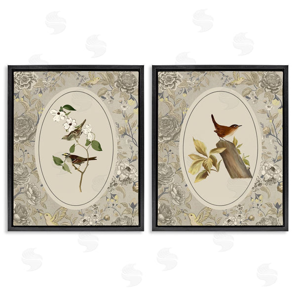 Stupell Industries Radhika Modi | Vintage Birds & Toile