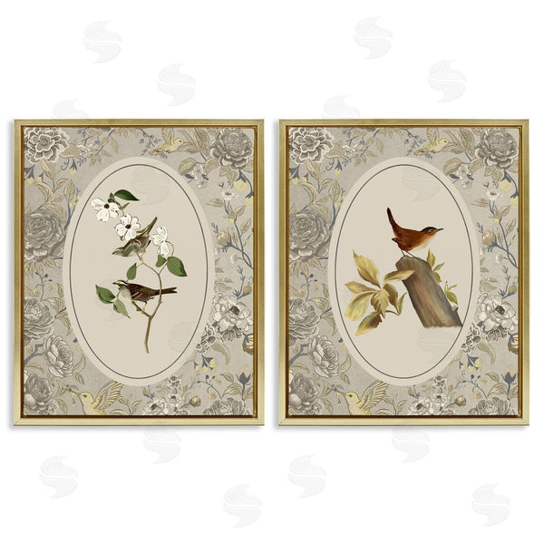 Stupell Industries Radhika Modi | Vintage Birds & Toile