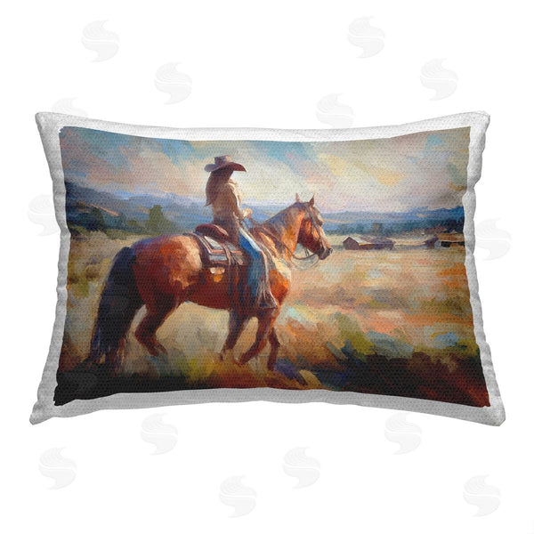 Stupell Industries Ramona Murdock | Abstract Cowgirl & Horse